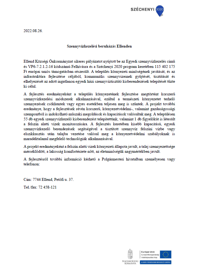 záró sajtóközlemény